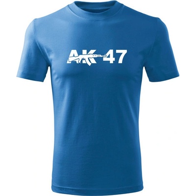 Dragowa detské krátke tričko AK-47 modrá
