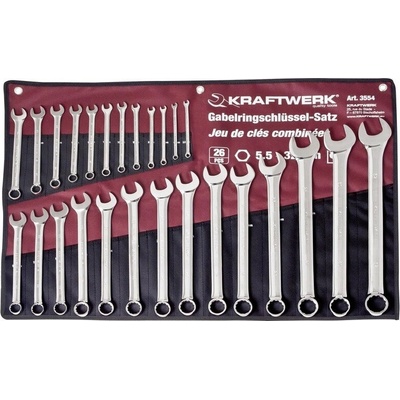 Kraftwerk klíčů očkoplochých 5,5-32mm 26ks KR-3554R