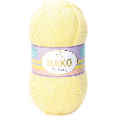 Nako Příze Elit baby 3664 světlounká žlutá