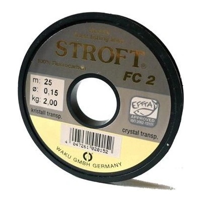 Stroft Fluorocarbon FC2 25 m 0,17 mm 2,7 kg