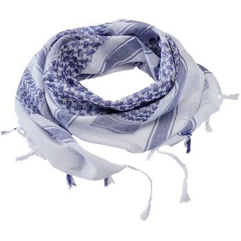 Brandit Шал Brandit Shemag, синьо-бял (7009.153)