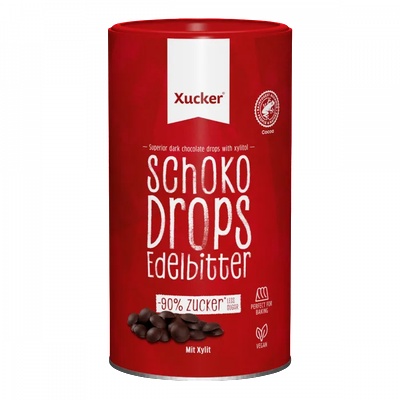 Xucker chocolate drops черен шоколад