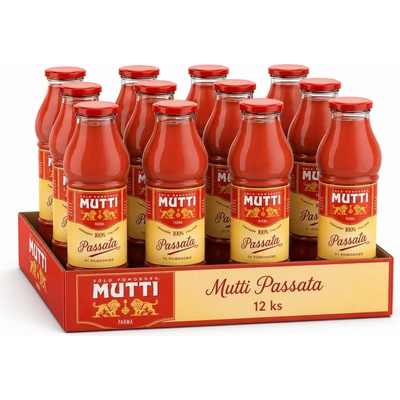 Mutti Passata rajčatové pyré 12 x 700 g