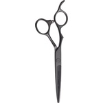 Olivia Garden SilkCut Pro Black Label 5.75 Matt Black Shear Left Handed