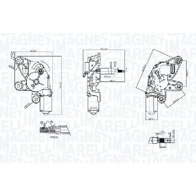 Motor stieračov MAGNETI MARELLI 064371100010