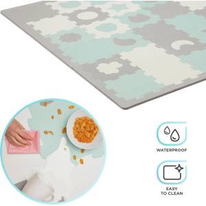 KinderKraft LUNO SHAPES мек пъзел мента KPLUSHMIN (KPLUSHMIN)