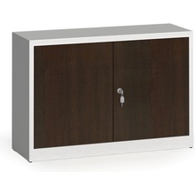 Alfa 3 Zvárané skrine s lamino dverami, 800 x 1200 x 400 mm, RAL 7035/wenge