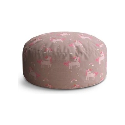 SABLIO Taburet Circle Pony 40x50 cm