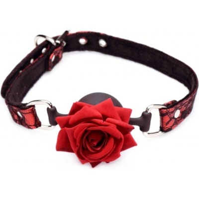 Eye-Catching Ball Gag With Rose
