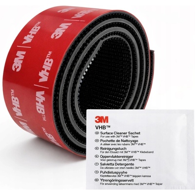 Černý průmyslový suchý zip 3M Dual Lock SJ3870 25mm x 1m