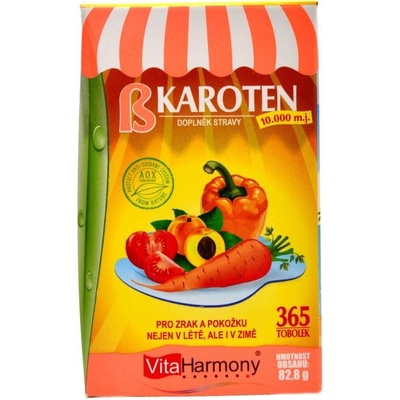 Vita Harmony Beta Karoten 10.000mj 365 kapslí