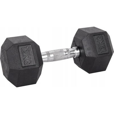 inSPORTline Potiahnutá/pogumovaná jednoručná činka 1 x 12 kg