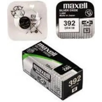 Image 1 of Maxell Бутонна батерия сребърна maxell sr41 sw /384/ ag3 (ml-bs-sr41-sw)