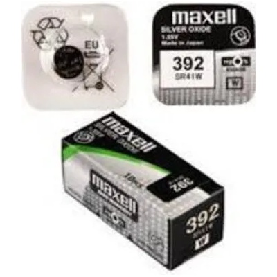 Maxell Бутонна батерия сребърна maxell sr41 sw /384/ ag3 (ml-bs-sr41-sw)