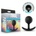 Blush Novelties Anal Adventures Platinum Silicone Vibra Plug Black