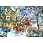 House of Puzzles - Puzzle Snow Coach XXL - 500 piese