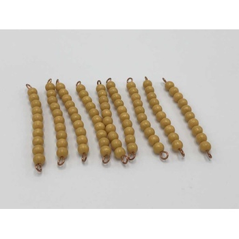 Montessori C152 9 zlatých perlových "desítek"