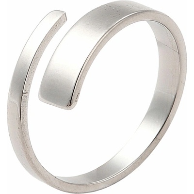 Nefertitis Dámský ocelový prsten Silver Simplicity NF56180