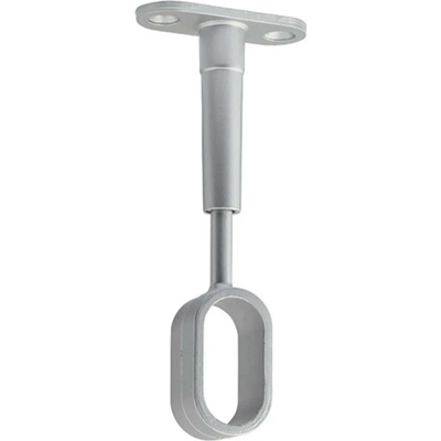 Walteco Držák ovalné šatní tyče 30x15 mm průběžný / seřiditelný poniklovaný 92197