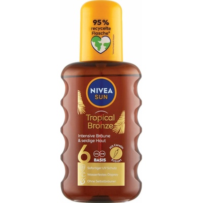 Nivea Sun olej na opaľovanie spray SPF6 200 ml