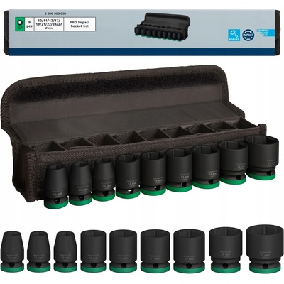 BOSCH Sada PRO Impact Socket Set, 1”, štandardná, 9 ks 2608003038