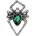 Alchemy gothic пръстен ALCHEMY GOTHIC - Emerald Venom- R222-A
