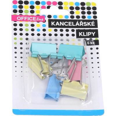 Klip kancelářský 6 ks, 25 mm – Hledejceny.cz