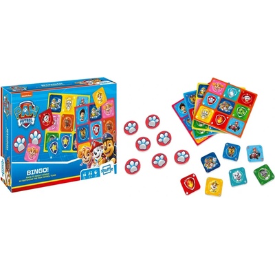 Paw Patrol Детска настолна игра Бинго Пес Патрул - Cartamundi