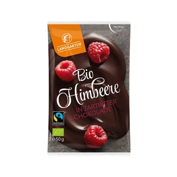 Landgarten bio maliny v jemne horkej čokoláde 50 g