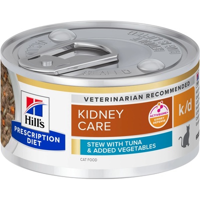 Hill's Prescription Diet k/d Stew Péče o ledviny tuňák a zelnina 82 g