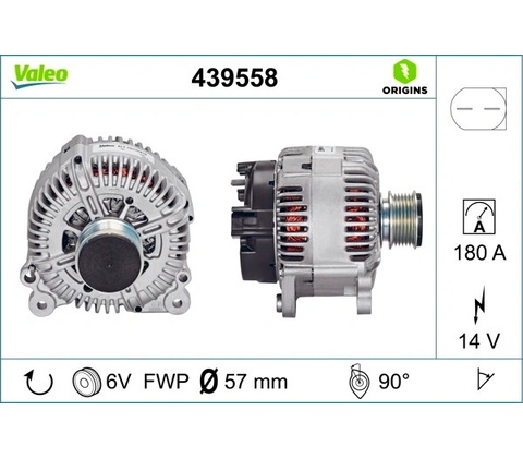 Alternátor VALEO 439558