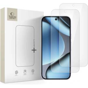 Tech-Protect 2 x Стъклен протектор за дисплей на Google Pixel 9 Pro XL / 10 Pro XL от Tech-Protect Glass Fit+ - Clear (5906302331956)