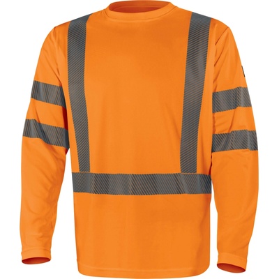 Delta COSMOS Unisex reflexné tričko s dlhým rukávom fluo oranžová M