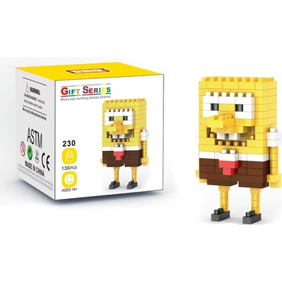 Wise Hawk Spongebob v kalhotách stavebnice