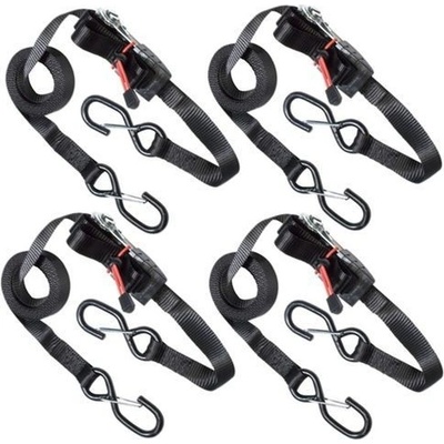Set upínací popruhy s ráčnou a háčky Master Lock 425cm, 4ks