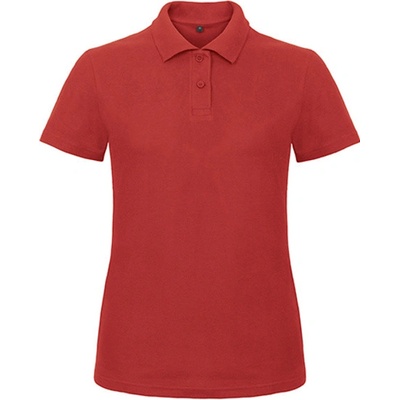 B&C dámska polokošeľa PWI11 Red