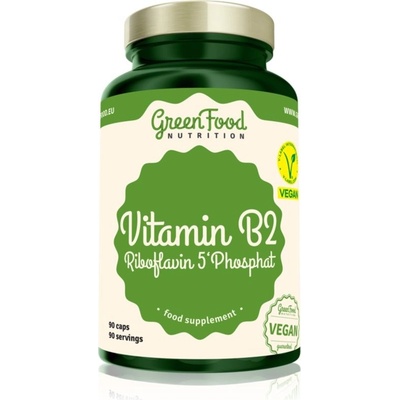 GreenFood Nutrition Vitamin B2 Riboflavin 5'Phosphat kapsuly s vitamínmi 102 g