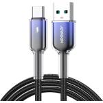 JOYROOM Кабел за данни JOYROOM CRYSTAL-CLEAR USB - Type-C, 120 см, ЧЕРЕН S-A42_U_C_B (S-A42_U_C_B)