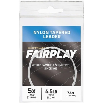 Cortland Návazec Ujímaný Fairplay Leader Clear 9ft 5x 4,5lb
