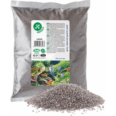 JK ANIMALS křemičitý písek šedý 2 kg