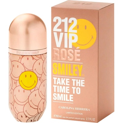 Carolina Herrera 212 VIP Rose Smiley parfémovaná voda dámská 80 ml