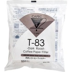 CAFEC Размер на хартиените филтри Cafec Dark Roast. 02, 100 бр. (DC4-100W)