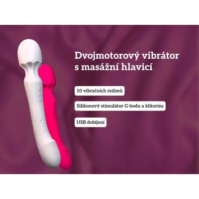 Kvigo Dvojmotorový s masážní hlavicí