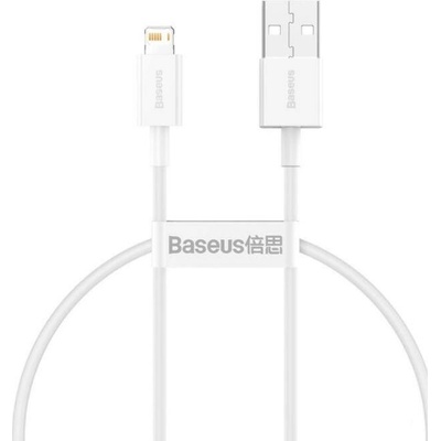Baseus CALYS-02 Superior Fast Charging Kábel Lightning 2.4A 0.25m White