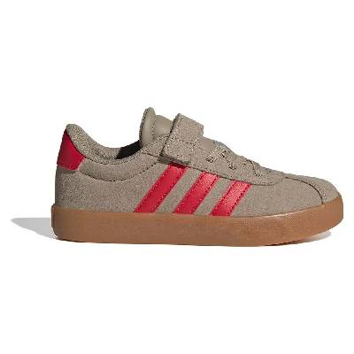 Маратонки Adidas VL Court 3.0 trainers - Beige (Blanch Cargo / Pure Ruby / Gold Met)