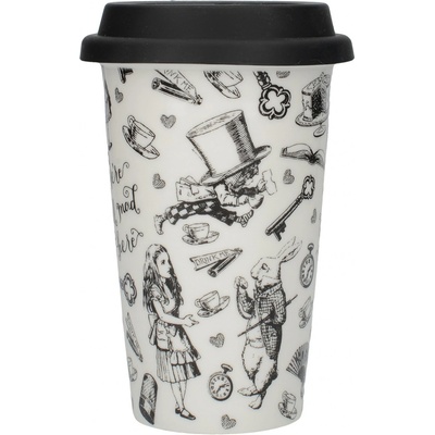 Creative Tops V&A Alice In Wonderland Porcelánový cestovní hrnek 350 ml