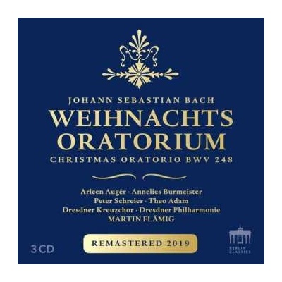 3 Johann Sebastian Bach - Weihnachtsoratorium Bwv 248 CD – Hledejceny.cz