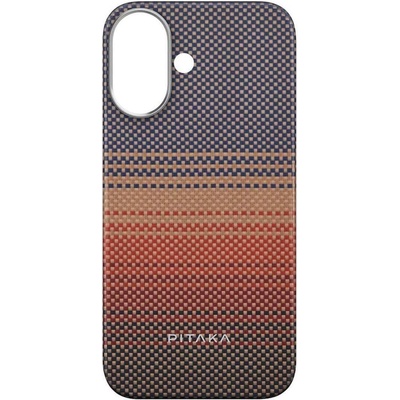 PITAKA Magsafe Калъф за iPhone 16, Pitaka Edge Case Sunset, Кафяв (KI1601U)