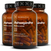 Herbavia.cz Ashwagandha 3x 60 kapslí