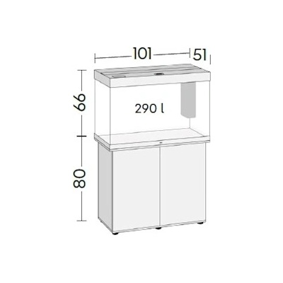 Juwel skříň SBX pro akvárium Rio 290 šedá – Zboží Mobilmania